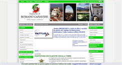 Desktop Screenshot of comune.romanocanavese.to.it